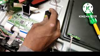 How To Fix No Display Problem In 43quot UHD Tv Motorola 43quot Framless Led tv Panel Ripear [upl. by Tebor]