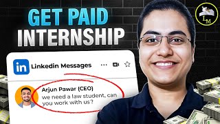 ₹15000 Per Month Internship as a Law Student from LinkedIn  Law Mate [upl. by Llerrac]