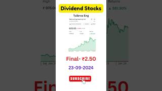 Talbros Engineering Dividend dividendstocks nifty dividend stockmarket trading investing [upl. by Alaster]