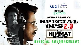 Special Ops 20 Hotstar Specials New Season Official Trailer Update  Hindi Webseries Release Date [upl. by Glynas]