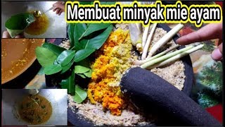 Resep minyak mie ayam spesial100rb SUBSCRIBER [upl. by Lucine]