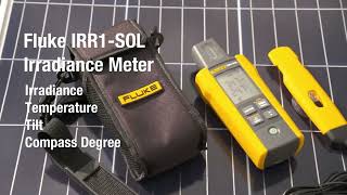 How to measure irradiance with the Fluke Solar Irradiance Meter [upl. by Aicnelev591]