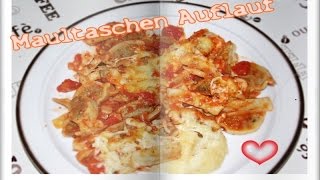 Maultaschen AuflaufTomatensoßeEinfach und SchnellRezeptLecker [upl. by Earahc]