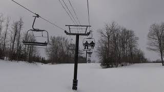 Clubhouse Chairlift Redone Video  Osler Bluff Ski Club Blue Mountains ON Canada [upl. by Ab]