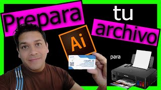 Cómo 🟠preparar🟠 un archivo para 🖨imprimir🖨 en illustrator 2⃣0⃣2⃣1⃣ [upl. by Caines]