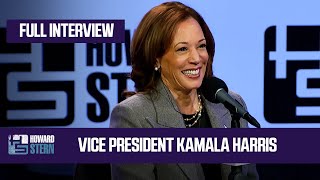 Vice President Kamala Harris on the Howard Stern Show FULL INTERVIEW [upl. by Maddie]