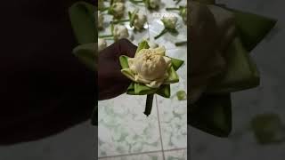 White lotus garland for wedding [upl. by Millisent]