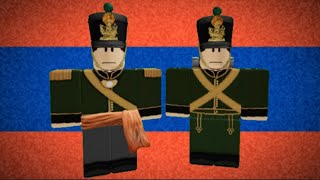 How to make Napoleonic wars 1st Nassau regiment rankerofficer uniformRoblox avatar tutorial [upl. by Hpotsirhc785]