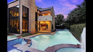 Classic Frank Lloyd Wright Inspired Home in Houston Texas  Sothebys International Realty [upl. by Nemra174]