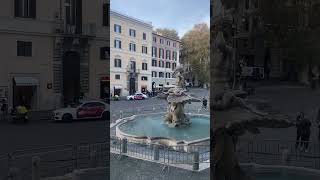 Barberini Square❤️🫶 Travel  Italy  Rome  Travel  LaneByChams [upl. by Nealah]