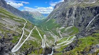 Trollstigen Scenic Drive 4K  Valldal  Sylte to Åndalsnes Norway [upl. by Thibaud]