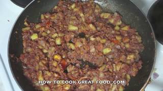 How to make Corned Beef Hash  Corned Beef Hash Recipe  Canned Beef Hash [upl. by Ardnuat]