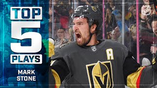 Top 5 Mark Stone Plays from 201920  NHL [upl. by Hildagard]