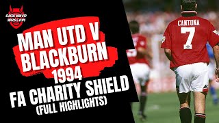 Man Utd v Blackburn 1994 FA Charity Shield [upl. by Maharba393]