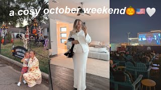 a cosy october vlog usa date night spooky halloween decor amp more [upl. by Michel]