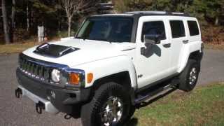 2008 Hummer H3 Luxury For SaleChrome WheelsChrome StepsWhiteBlackOnly 5008 MILES [upl. by Anival]