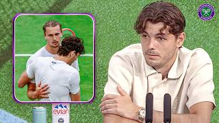 quotHe got annoyed with my boxquot  Taylor Fritz  Fourth round Press Conference  Wimbledon 2024 [upl. by Davon979]