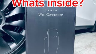 Tesla wall charger unboxing [upl. by Neyr]