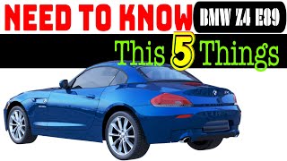 5 Very Useful Hidden Features of BMW z4 e89 [upl. by Yelena551]