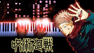 Jujutsu Kaisen OP  quotKaikai Kitanquot  Eve Piano [upl. by Sitsuj]