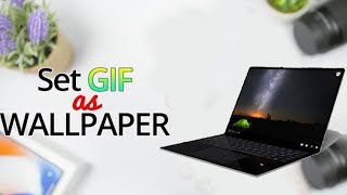 How to Use GIFs as Wallpaper Windows 10 and Windows 11 Tip [upl. by Yllib697]