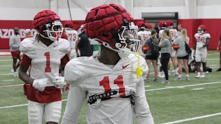 Video from Arkansas fall camp practice No 11 [upl. by Geordie]