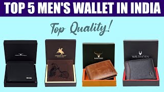 Top 5 Best Men Wallet In India 2024  Mens Leather Wallet Under 500  Mens Leather Wallet Review [upl. by Marteena956]