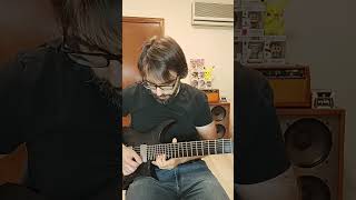 Europe  Coast to coast guitar intro cover Strandberg Prog 7 shorts [upl. by Masao]