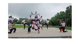 Jai Ho Stunt Dance By Class 4th Boys [upl. by Namilus336]