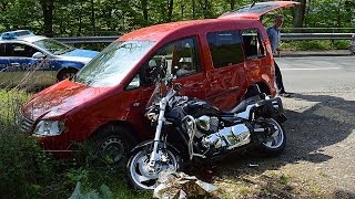 Edersee Motorradfahrer nach Unfall in Klinik geflogen [upl. by Jennie]