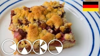 PFLAUMENKUCHEN MIT STREUSEL Rezept [upl. by Pol]