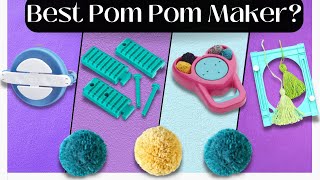 UNBOXING Pom Pom Makers Which is the Easiest amp Fastest [upl. by Nada87]