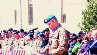 BRIGATA SASSARI MISSIONE UNIFIL SALUTO AI SASSARINI IN PARTENZA 03 [upl. by Olnee]