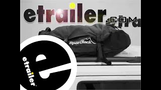 etrailer  What to Know About the SportRack Vista Rooftop Cargo Bag [upl. by Poppo336]