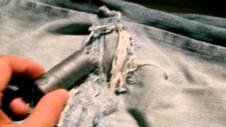 Réparer un jeans déchiré  l astuce dAnnidée [upl. by Snook]