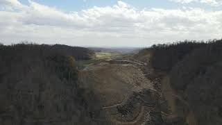 Coalfields Expressway Construction Drone March 25 2023 [upl. by Ailimaj95]