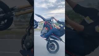 CRF 150 Wheelie amp Stopy 🔥 crf150rb crf wheelie viralvideo viralshorts viralreels circle [upl. by Mintun]