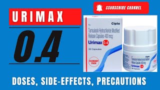 urimax 04 full review tamsulosin hydrochloride urineproblem medicine पेशाब खोलने की दवा। [upl. by Rialb]