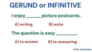 Gerund and InfinitiveEnglish grammargrammarbasic englishquiz grammarsimple english grammareng [upl. by Okorih]