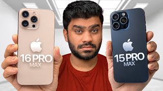 iPhone 15 Pro Max vs iPhone 16 Pro Max  Extremly Detailed Comparison [upl. by Colligan]