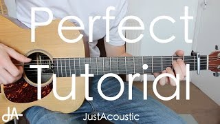 How To Play Perfect  Ed Sheeran Guitar Tutorial Lesson [upl. by Enelcaj]