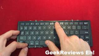 OFKP® Foldable Trifold Wireless UltraSlim Bluetooth 30 Keyboard UnboxingReview [upl. by Bury]