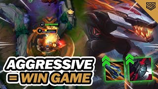 PLAYING AGGRESSIVE  WIN GAME 🔥Renekton Wild Rift Gameplay [upl. by Dnalro]