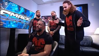 Roman Reigns And OG Bloodline Full Backstage Segment  WWE SmackDown Highlights Today [upl. by Gerkman]