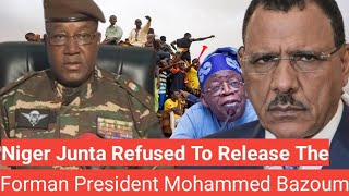 The Nigers Military Junta Has Refused To Release The country Forman President Mohammed Bazoum [upl. by Canfield]