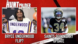 Bryce Underwood Flipping To Michigan  Saints Secondary Update  The Hunt Palmer Show [upl. by Ragg]