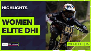 Val di Sole  Women Elite DHI Highlights  2024 WHOOP UCI Mountain Bike World Cup [upl. by Graham]