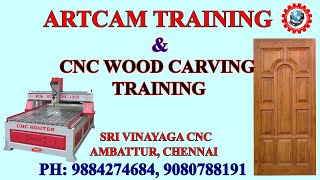 ARTCAM  ARTCAM TRAINING – CNC WOOD CARVING TRAINING [upl. by Odoric]