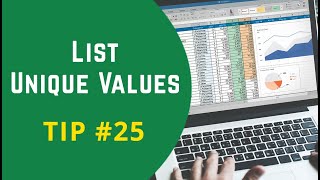 Filter your Data to Find Unique Items  Productivity Tip 25 [upl. by Eniaj229]