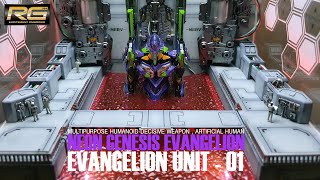 RG Eva Unit 01 diorama Nerv headquarter tokyo3 Nerv東京3ベースエヴァンゲリオン輸送プラットフォーム [upl. by Bathsheb]